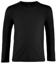 SOL'S Tricou copii, bumbac 100%, Sol's Imperial Long Sleeve, deep black (so02947dbl)