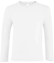 SOL'S Tricou copii, bumbac 100%, Sol's Imperial Long Sleeve, white (so02947wh)
