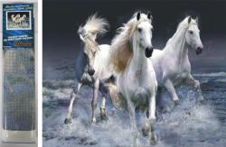 NORIMPEX - Puzzle Pictura cu diamant: Galloping Whites 30x40cm - 1 - 39 piese