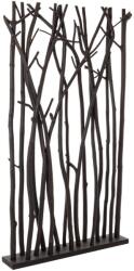 Bizzotto Paravan decorativ lemn negru Aili 100 cm x 18.5 cm x 180 h (0680479deco)