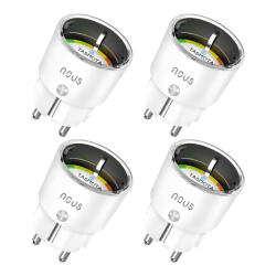 NOUS Set 4 Prize Inteligente WiFi NOUS A1T, 16A - Tasmota (A1T-4p) - rovo
