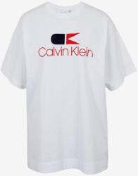 Calvin Klein Jeans Vintage Logo Large Tricou Calvin Klein Jeans | Alb | Femei | XXS