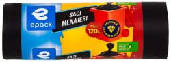 Epack Saci menajeri Epack LDPE, 120 l, 10 buc, Negru (D15 000800)