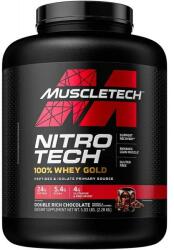 MuscleTech Proteină Ciocolată dublă - Muscletech Nitro Tech Whey Gold 2270 g