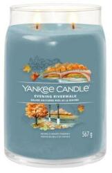 Yankee Candle Lumânare parfumată în borcan Evening Riverwalk, 2 fitiluri - Yankee Candle Singnature 368 g