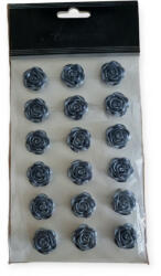 Body Deco Rózsa Strasszkövek grafit 18 db/cs 2 cm