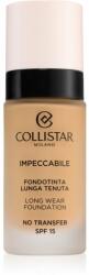 Collistar Impeccabile Long Wear Foundation дълготраен фон дьо тен SPF 15 4N Sand 30ml
