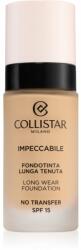 Collistar Impeccabile Long Wear Foundation дълготраен фон дьо тен SPF 15 3R Rosy Natural 30ml