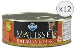 Matisse Adult Nedves macskaeledel, Lazac Mousse, 12 x 85 g