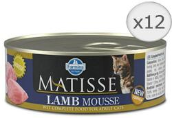 Matisse Adult Nedves macskaeledel, Bárány Mousse, 12 x 85 g