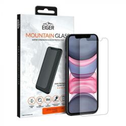 Eiger Folie protectie Eiger Sticla 2.5D Mountain Glass pentru iPhone 11 / XR Clear (0.33mm, 9H) (EGMSP00110)