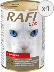 RAFI Classic macskaeledel mártásban, marha, 4 x 415 g