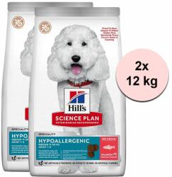 Hill's Hill's Science Plan Canine Adult Hypoallergenic Medium Salmon 2 x 12 kg