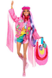 Mattel Barbie, Extra Fly, papusa Hippie de plaja cu accesorii