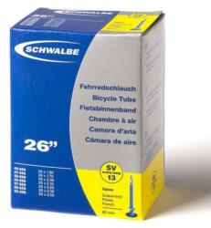Schwalbe SV13L 26 x 1, 5-2, 5 (38/64-559) MTB belső gumi 60 mm hosszú bontható szeleppel, 190 g, presta