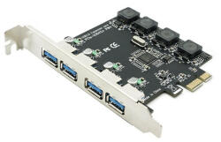 BLACKBIRD PCI-E Bővítőkártya 4xUSB 3.0 (BH1295) - okoscucc