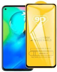  Temp-glass63127376213 Motorola Moto G8 Power 9D-teljes (teljes felület ragasztó) teljes lefedettséget biztosító karcálló, ütésálló kijelzővédő üvegfólia kerettel, tempered glass, törlőkendővel (Temp-g
