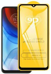  Temp-glass63127376212 Motorola moto E7 / E7i Power 9D-teljes (teljes felület ragasztó) teljes lefedettséget biztosító karcálló, ütésálló kijelzővédő üvegfólia kerettel, tempered glass, törlőkendővel (