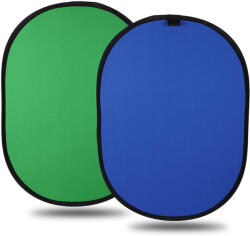 2in1 Chromakey Derítőlap -Kék & Zöld Chromakey Fotós Duble-layer derítő háttér (100x150cm) (R-YB28)