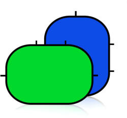  2in1 Chromakey Derítőlap -Kék & Zöld Fotós Derítő háttér (100x150cm)
