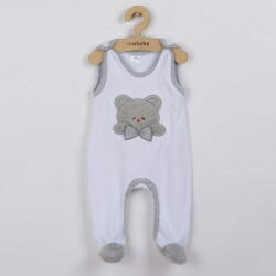  NEW BABY Luxus baba rugdalózó Honey Bear 3D 74 (6-9 h) Fehér