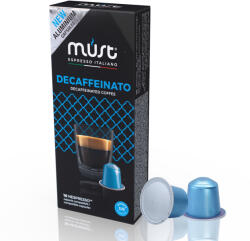 Must Deca Aluminium Capsules - Cafea decofeinizată pentru Nespresso® 10 bucăți