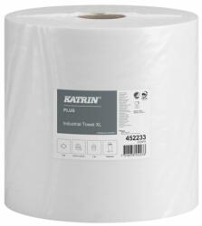 Katrin Kéztörlő tekercses KATRIN Plus Industrial XL1 37 cm 1110m 1 rétegű 100% cell hófehér 1 tekercs/tekercs (452233)