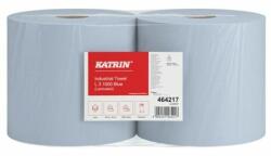 Katrin Kéztörlő tekercses KATRIN Industrial L3 38 cm 360m 3 rétegű kék 2 tekercs/csomag (464217)
