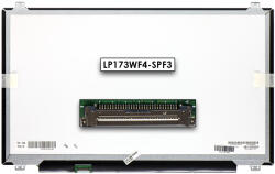 LG Display Gyári új matt 17.3' Full HD (1920x1080) eDP LED IPS Slim kijelző (csatlakozó: 30 pin - bal) (m: 242mm, sz: 399, 5mm)