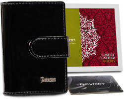  Peterson Bőr Kulcstartóptn Bc-7772-fekete Lakk/0245 (86308311)