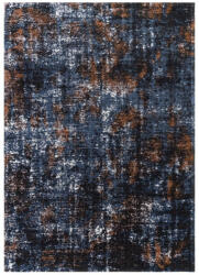  FLAME L, kék-barna absztrakt mintás szőnyeg 160 x 230 cm