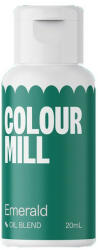 Colour Mill ételfesték, olajbázisú, Esmerald zöld, 20 ml