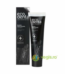 Ecodenta Pasta de Dinti pentru Albire fara Flour cu Carbune si Teavigo 75ml