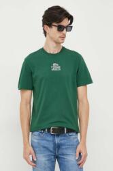 Lacoste pamut póló zöld, nyomott mintás - zöld S - answear - 20 990 Ft