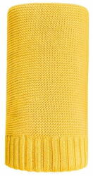  NEW BABY Bambusz kötött takaró 100x80 cm sárga