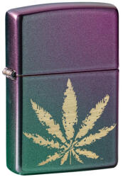 Zippo Bricheta originala Zippo, Cannabis Design Iridescent Engraved (ACC-BRI-ZIPPO-IE)