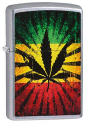 Zippo Bricheta originala Zippo, Cannabis Design Rastafari Leaf (ACC-BRI-ZIPPO-CDRL)