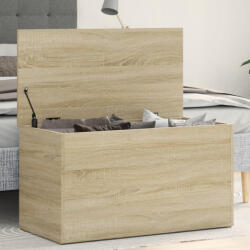 vidaXL sonoma tölgy színű szerelt fa tárolóláda 84 x 42 x 46 cm (803059) - balena