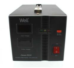 Well Stabilizator de Tensiune WELL 1000VA Black (AVR-SRV-SECURE1000-WL)