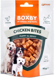 Boxby 90g Boxby Chicken Bites csirke és hal kutyasnackek 90g Boxby Chicken Bites csirke és hal kutyasnackek