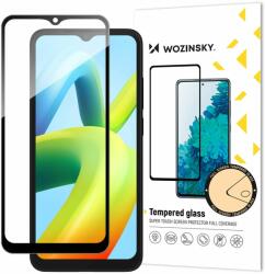 Wozinsky Nokia C20/C10 üvegfólia Wozinsky Full Glue 9H fekete kerettel tokbarát