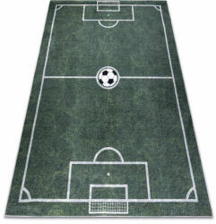 BAMBINO 2138 mosható szőnyeg Pálya, foci gyerekeknek csúszásgátló - zöld 180x270 cm (I144)