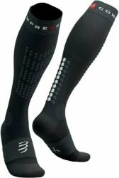 Compressport Alpine Ski Full Socks Black/Steel Grey T1 Futózoknik