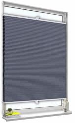 Woltu 60×130 cm harmónika roló, dupla pliszé, méhsejt pliszé fúrás nélkül, kék-fehér - mindentjoaron