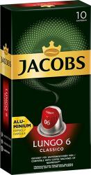 Douwe Egberts JACOBS Espresso Lungo 6 pentru Nespresso 10 bucăți capsule din aluminiu