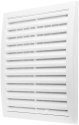 Dalap GP 200x200 RNP ASA műanyag, kézzel szabályozható szellőzőrács, 200x200 mm, fehér (2033)