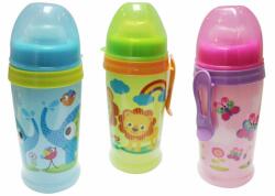 Lorelli Clip N Go csepegésmentes itató - 360 ml - Zoo - zöld
