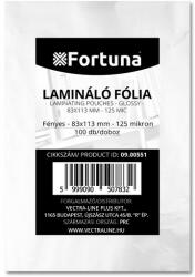 Fortuna Lamináló fólia FORTUNA 83x113mm 125 mikron fényes 100/dob (FO00147)