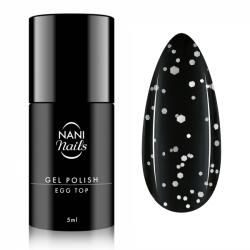 Naní gél lakk 5 ml - Egg Top White