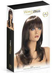 World Wigs Kate hosszú, barna paróka - lunaluna